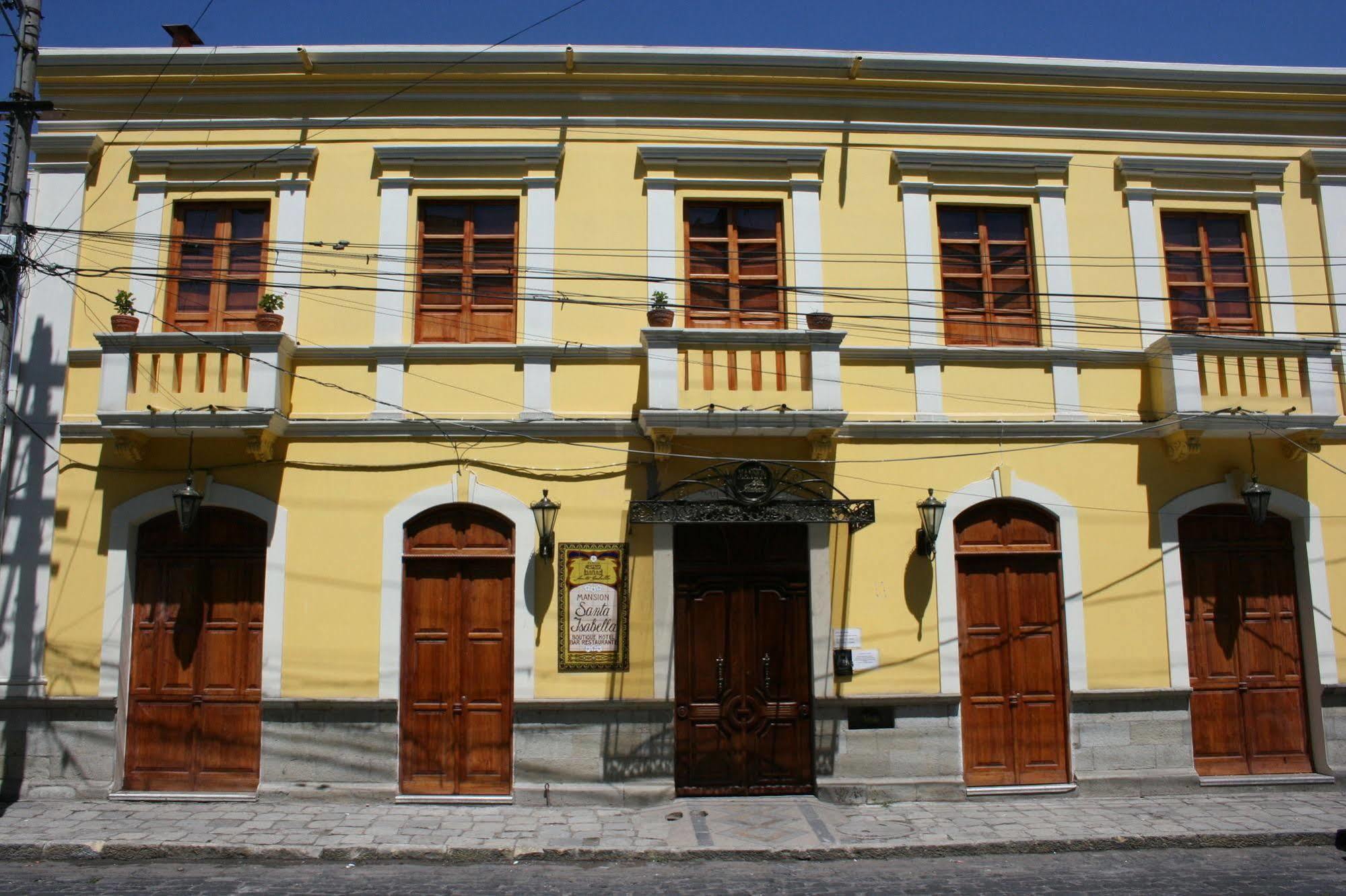 Hotel Spa Mansion Santa Isabella Riobamba Exterior foto